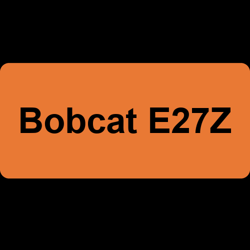 Bobcat E27Z